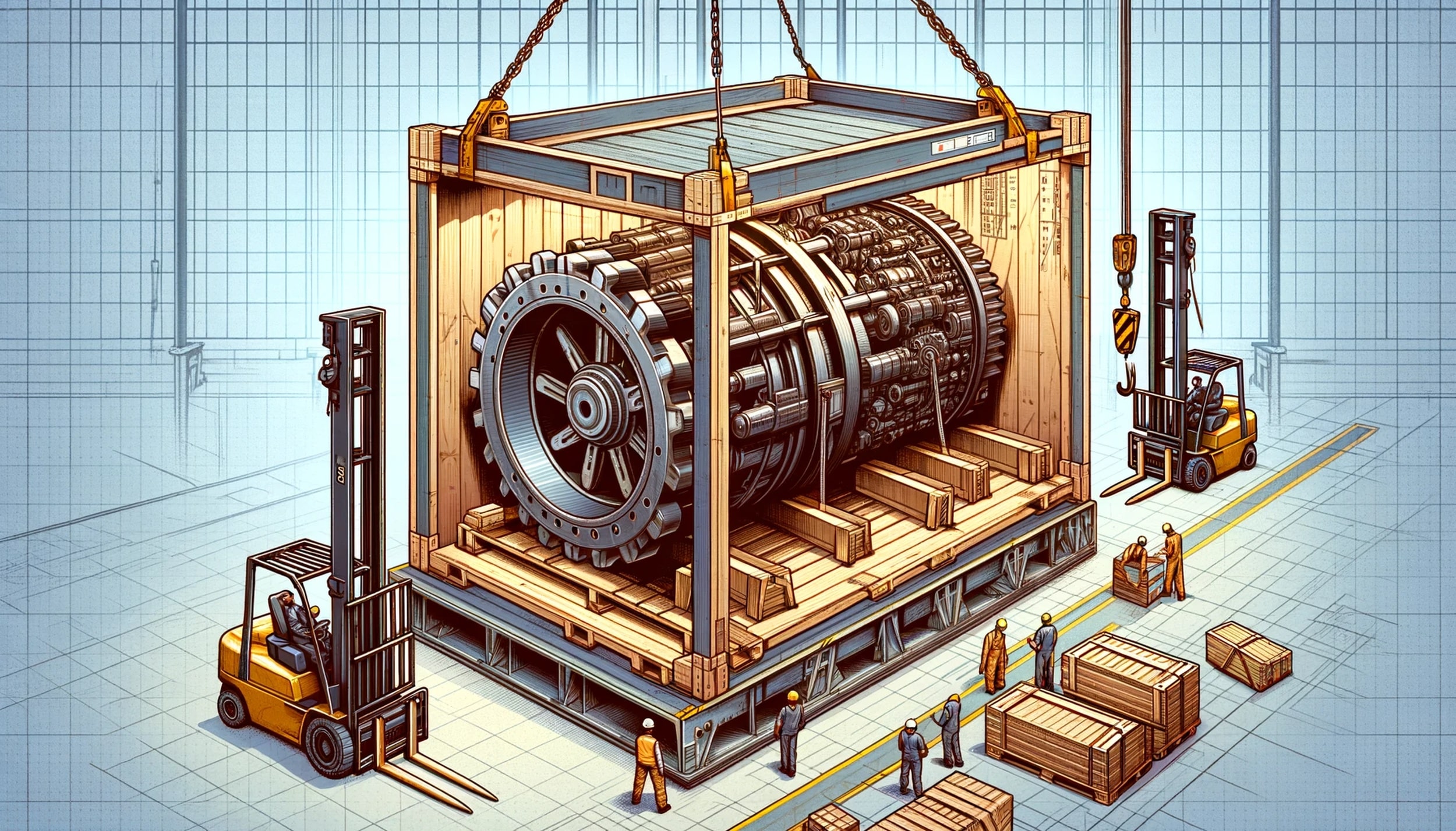 Industrial and Machinery Crating Near Me