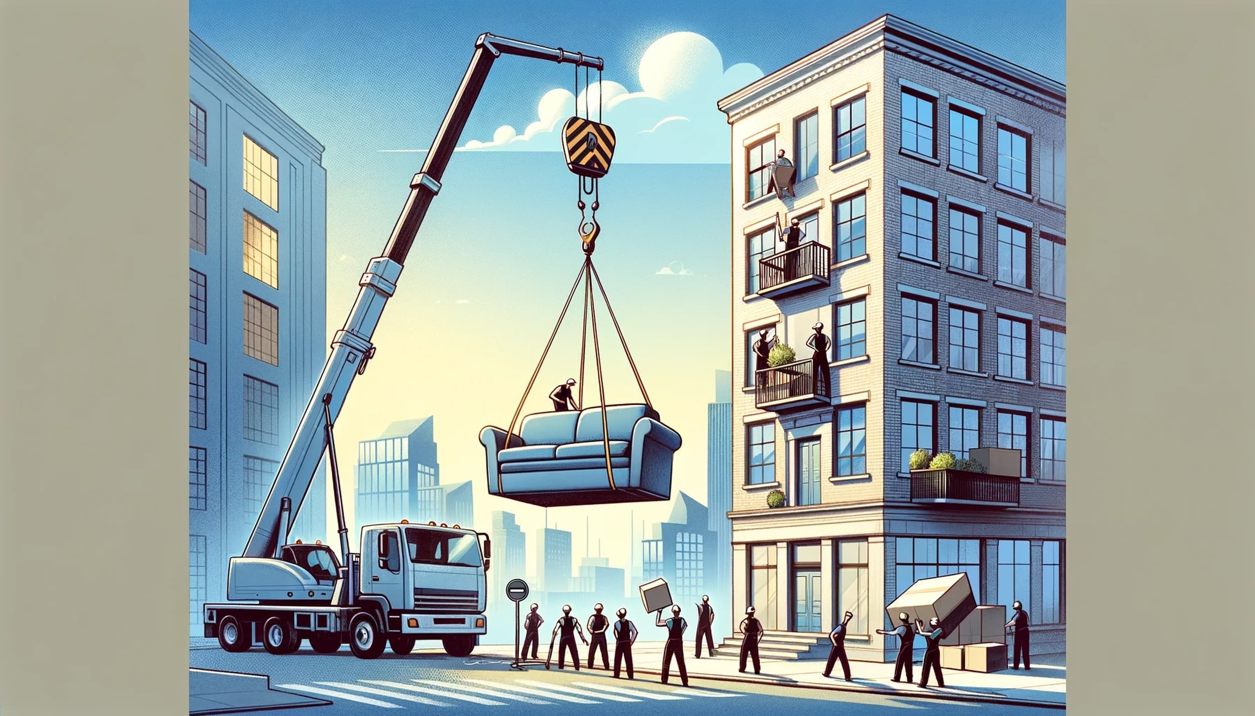 Large and Unconventional Furniture Hoisting Near Me