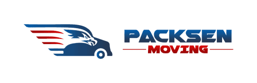 Logo for Packsen Moving Company in San Antonio